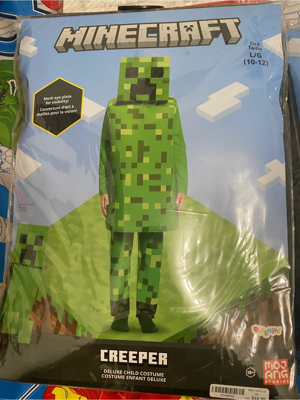 Creeper Kids Costume - Green